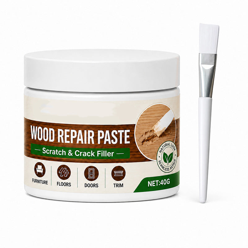 🖌️ No Sanding Needed! Easy Wood Repair Paste with Tool – Works on tables, cabinets & wooden floors. Covers scuffs & peeling. No more ugly scratches! 🏠✅